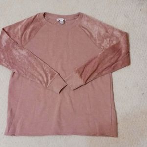 American eagle pink extra small crew neck sweater